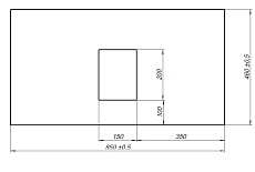 Столешница Allen Brau Infinity 85 см grey structure, 1.21011.G-S