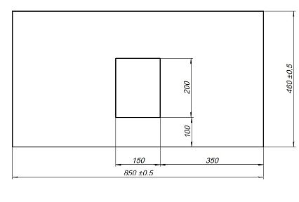 Столешница Allen Brau Infinity 85 см grey structure, 1.21011.G-S