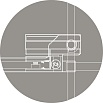 Душевая дверь Cezares SLIDER-B-1-100/110-C-GM 100/110x195, прозрачная, оружейная сталь