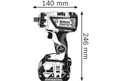 Аккумуляторная дрель-шуруповерт Bosch GSR 18V-60 FC 0.601.9G7.100