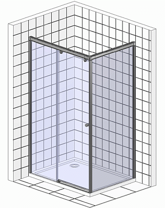 Душевой уголок RGW Passage PA-42 110x90 хром, прозрачное