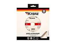 Диск алмазный отрезной сплошной (180x25.4/22.2x1.8x10 мм) Kranz KR-90-0113