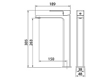 Смеситель для раковины Grossman Style 520.K35.05.320 золото сатиновый