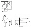 Подвесное биде Laufen Kartell 8.3033.1.000.302.1