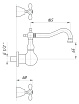 Смеситель для раковины Migliore Princeton Plus ML.PRP-8070.DO золото