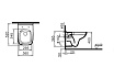 Подвесной унитаз VitrA S20 9004B003-7207 с микролифтом, инсталляцией