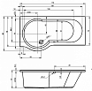 Акриловая ванна Riho Dorado 170x75 L/R