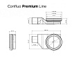 Душевой лоток Pestan Confluo Premium Line 950 черное стекло/сталь