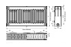 Стальной радиатор Лидея тип 22 500x800 ЛК 22-508 ЛК22508