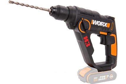 Перфоратор аккумуляторный Worx H3 WX390.9, 20В, без АКБ и ЗУ