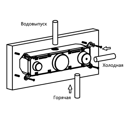 Смеситель для душа Vincea VSCV-422T термостат