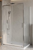 Душевой уголок BelBagno LUCE-AH-1-110/100-C-Cr 110x100 прозрачный, хром