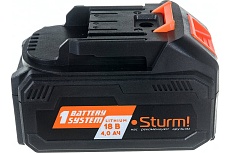 Аккумулятор 1BatterySystem (18 В; 4 Ач) Sturm SBP1804