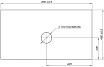 Столешница Allen Brau Infinity 85 см graphite structure, 1.21011.GR-S