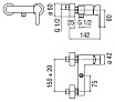 Смеситель для душа Nobili ABC AB87130CR