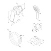 Душевой набор AM.PM X-Joy FB85A2H022 встраиваемый, с внутренней частью,черный