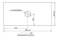 Столешница Allen Brau Liberty 90 см graphite structure, 1.33008.GR-S