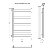 Полотенцесушитель водяной Lemark Poseidon LM42810 П10 50x80