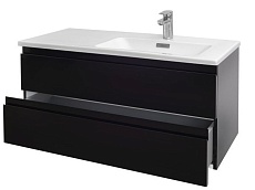 Мебель для ванной Jacob Delafon Madeleine 100 см R черный блестящий