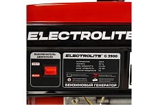 Бензиновый электрический генератор Electrolite G 3900 EL 4.9 кВа макс, 220 В / 12 В, 3.0 / 3.5 кВт, 50 Гц, 7 л.с, ручной стартер 5824