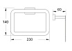 Полотенцедержатель Belz B90304 кольцо, черный