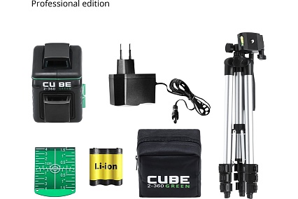 Лазерный уровень ADA Cube 2-360 Green Professional Edition А00534