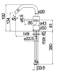 Смеситель для раковины Nobili Velis VE125119/3RCP Red canyon