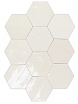 Плитка WOW Zellige Hexa White 10,8x12,4 см, 122078