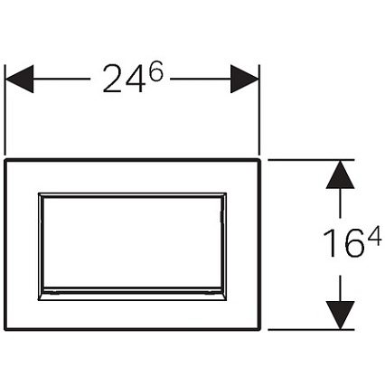 Кнопка смыва Geberit Sigma 30 115.893.KY.1