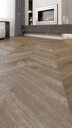 Виниловый ламинат Alpine Floor Chevron Alpine LVT Макадамия 555x127x2.5 мм, ECO 20-5B