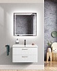 Тумба с раковиной BelBagno Due 80 см Bianco Lucido