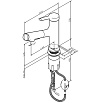 Смеситель для раковины Am.Pm X-Joy F85B02900 вытяжной излив, хром