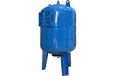 Гидроаккумулятор вертикальный с проходной мембраной 100 л, голубой LadAna 110103001/1