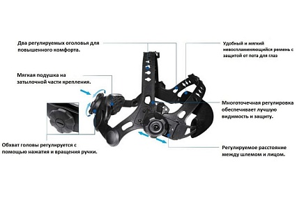 Маска сварщика с АСФ Хамелеон Tecmen ADF 815S ТМ16 408209