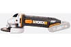 Аккумуляторная угловая шлифмашина Worx WX800.9