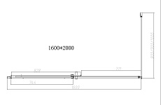 Душевой уголок Vincea Dice VSR-4D8016CLGM 160x80 оружейная сталь, стекло прозрачное