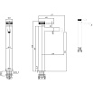 Смеситель для раковины Allen Brau Priority 5.31A02-MG графит брашированный