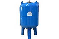 Гидроаккумулятор вертикальный с проходной мембраной 100 л, голубой LadAna 110103001/1