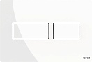 Кнопка смыва TECE Solid 9240432 металл, белый глянцевый