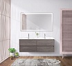 Тумба с раковиной BelBagno Kraft 140 см, 4 ящика Cemento Grigio