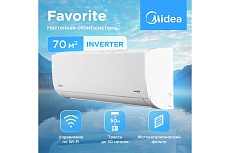 Сплит-система инверторного типа Midea с Wi-Fi контроллером MSFRW-24N8D0