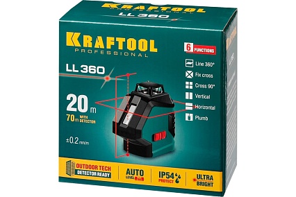 Лазерный нивелир Kraftool LL360 34645