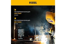 Аппарат инверторной дуговой сварки Denzel dm-220 Standart 220 А 94326