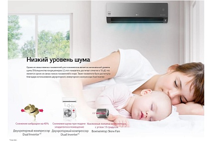 Сплит система LG artcool mirror ac12bk.nsjr/ac12bk.ua3r 64950246 64950245