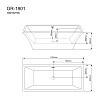 Акриловая ванна Grossman Cristal GR-1901 180x80