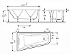 Акриловая ванна Jacob Delafon Odeon Up 160x90 L E6065RU-00