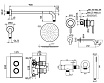 Душевой набор Plumberia IXO KITXOT18QNO210 черный матовый