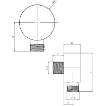 Шланговое подключение Allen Brau Priority 5.31A15-BN никель браш