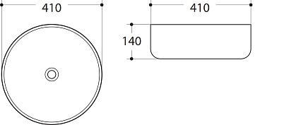 Раковина Art&Max AM-78170 41 см белый