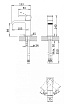 Смеситель для раковины Cezares PORTA-LS1-SS Sunset